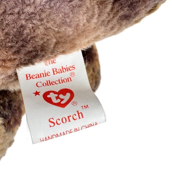 MWT VTG Ty Beanie Baby Scorch The Dragon 1998 Rare Tag Errors Retired - Picture 11 of 13